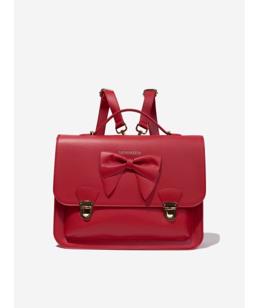 Monnalisa Girls Bow Satchel in Red Voir les baskets