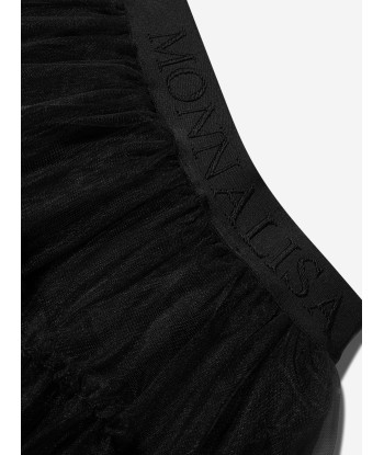 Monnalisa Girls Tulle Skirt in Black en stock