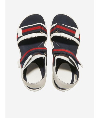 Gucci Unisex Leather Sandals With Web store