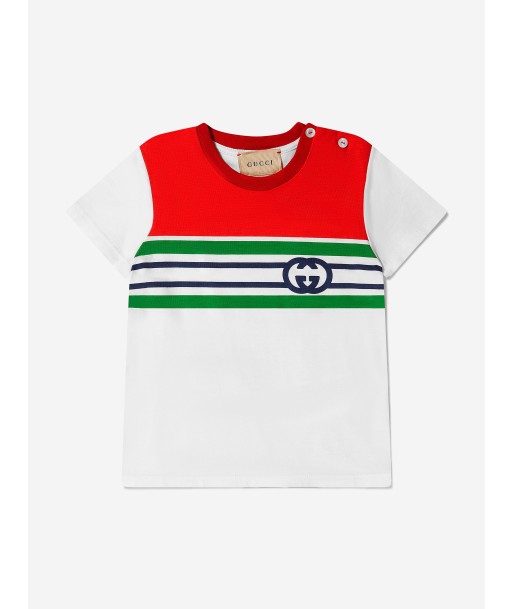 Gucci Baby Boys Cotton Jersey Logo T-Shirt meilleur choix