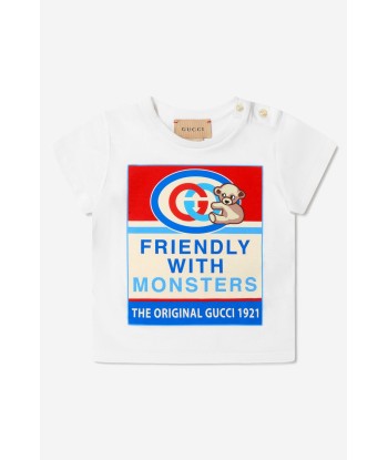 Gucci Baby Boys Cotton Jersey T-Shirt livraison et retour toujours gratuits