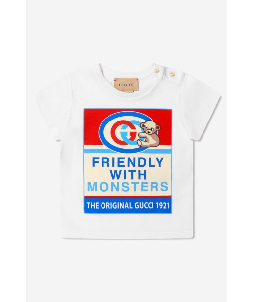 Gucci Baby Boys Cotton Jersey T-Shirt livraison et retour toujours gratuits