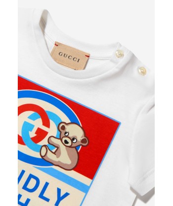 Gucci Baby Boys Cotton Jersey T-Shirt livraison et retour toujours gratuits