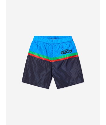 Gucci Boys Band Logo Swim Shorts Toutes les collections ici