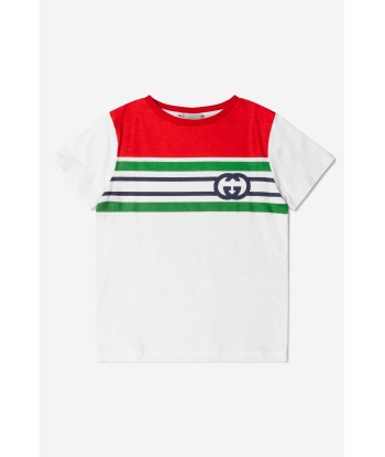 Gucci Baby Boys Cotton Jersey Logo T-Shirt destockage