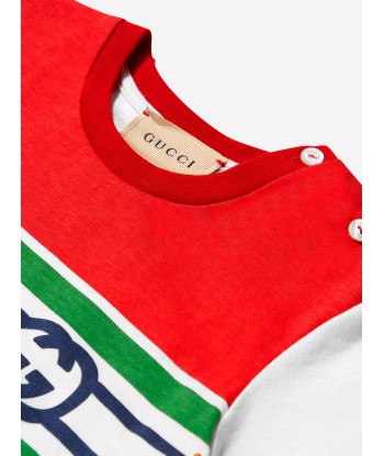 Gucci Baby Boys Cotton Jersey Logo T-Shirt meilleur choix