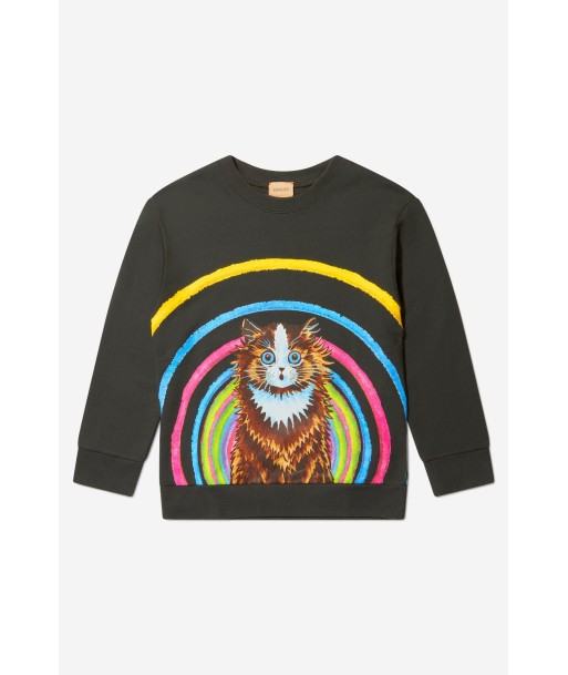 Gucci Unisex Cotton Hypnotic Cat Sweatshirt la chaussure