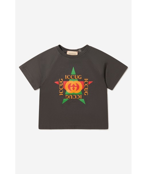 Gucci Baby Unisex Cotton Jersey Star Logo T-Shirt Les êtres humains sont 