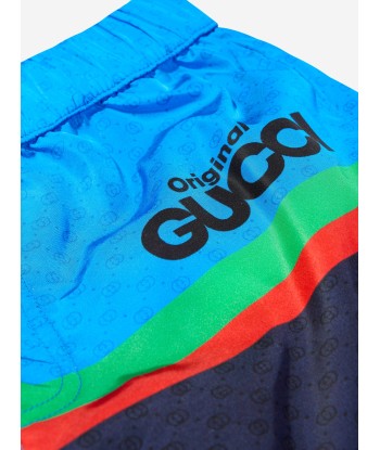 Gucci Boys Band Logo Swim Shorts Toutes les collections ici