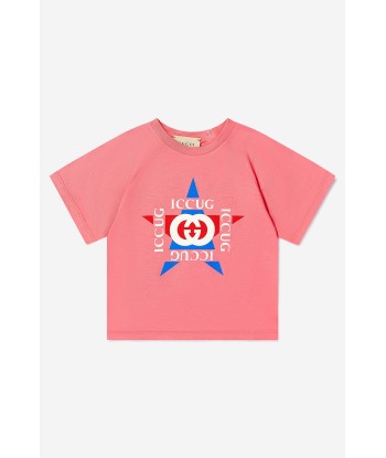 Gucci Baby Unisex Cotton Jersey Star Logo T-Shirt store