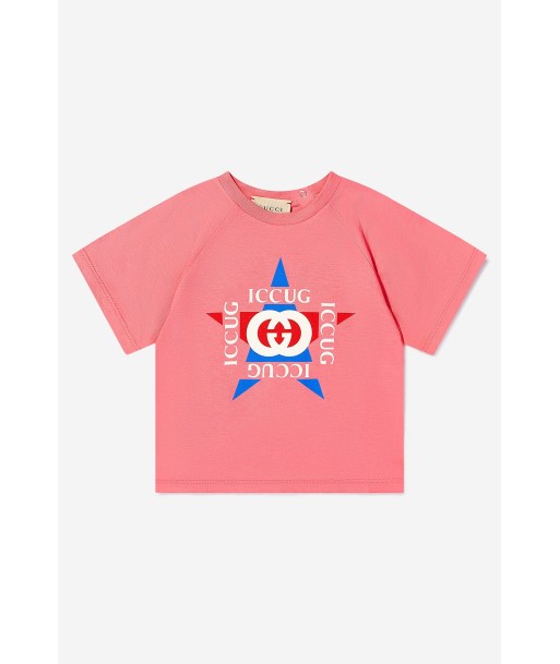 Gucci Baby Unisex Cotton Jersey Star Logo T-Shirt store