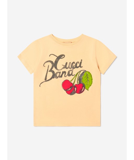 Gucci Girls Cotton Jersey Cherries T-Shirt Comparez plus de prix