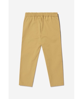 Gucci Boys Gabardine Logo Trousers des créatures d'habitude