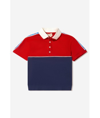 Gucci Boys Cotton Branded Polo Shirt des créatures d'habitude