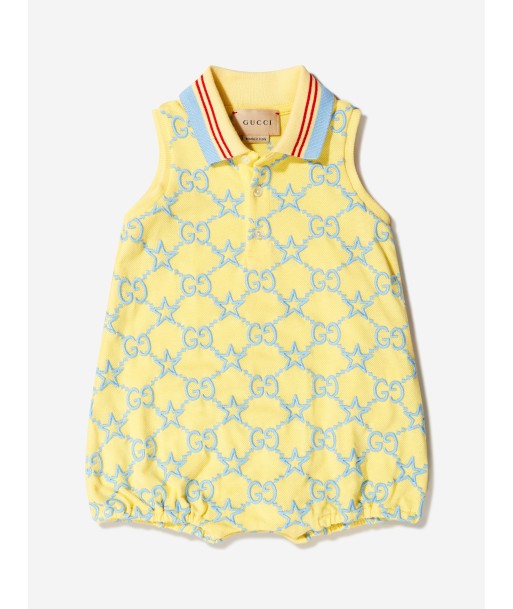 Gucci Baby Unisex Cotton Sleeveless Romper 2 - 3 jours ouvrés.