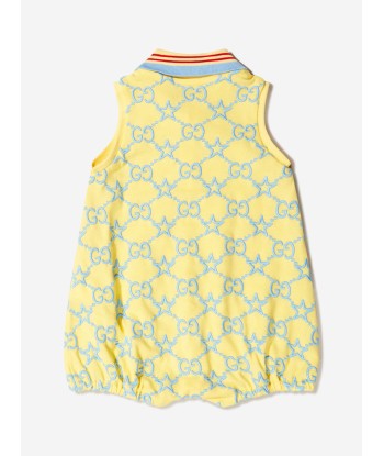 Gucci Baby Unisex Cotton Sleeveless Romper 2 - 3 jours ouvrés.