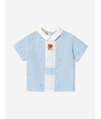 Gucci Baby Boys Embroidered Shirt soldes