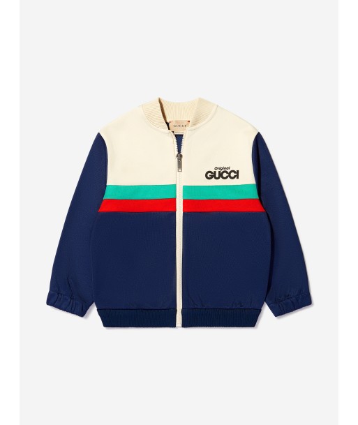 Gucci Unisex Technical Jersey Zip Up Top de votre