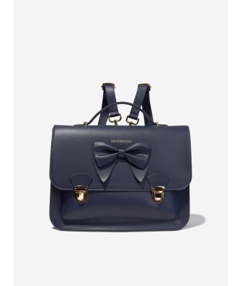 Monnalisa Girls Bow Satchel in Navy En savoir plus