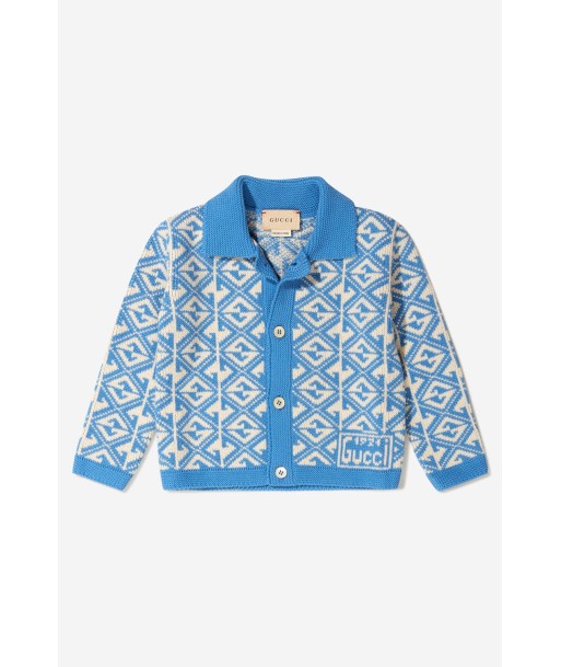 Gucci Baby Boys Cotton And Wool Cardigan de technologie