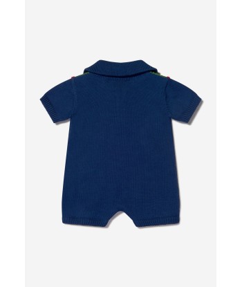 Gucci Baby Boys Cotton Romper à prix réduit toute l'année