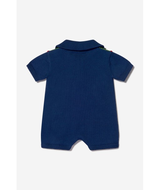 Gucci Baby Boys Cotton Romper à prix réduit toute l'année