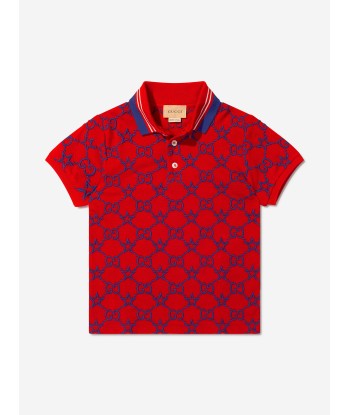 Gucci Boys Cotton GG Polo Shirt à prix réduit toute l'année