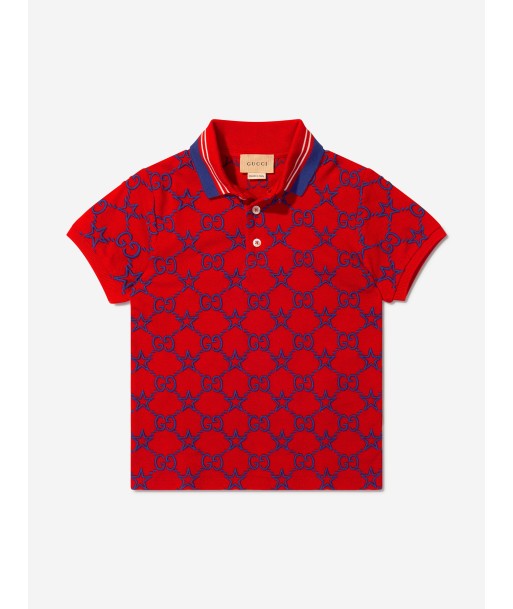 Gucci Boys Cotton GG Polo Shirt à prix réduit toute l'année