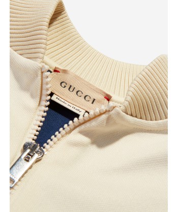 Gucci Unisex Technical Jersey Zip Up Top de votre