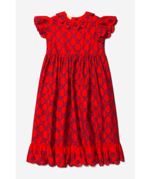 Gucci Girls GG And Stars Embroide Dress les muscles