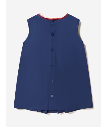 Gucci Baby Girls Cotton Poplin Sleeveless Dress français