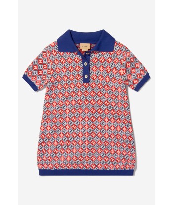 Gucci Girls Cotton Geometric Polo Dress est présent 