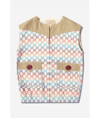 Gucci Girls Canvas GG Jacquard Gilet 2023