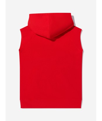 Gucci Girls Felted Cotton Sleeveless Dress français