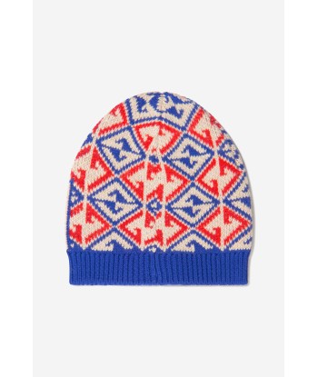 Gucci Baby Boys Cotton And Wool Geometric Hat france