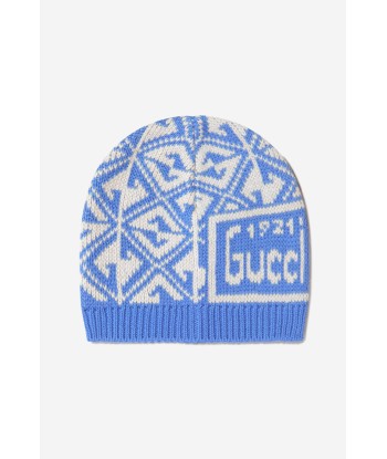 Gucci Baby Boys Cotton And Wool Geometric Hat le des métaux précieux