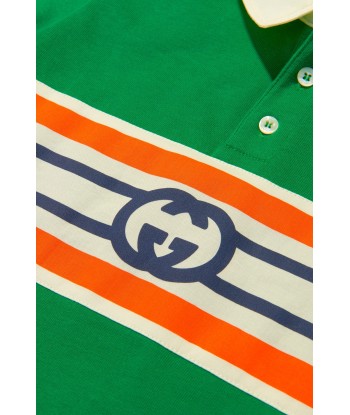 Gucci Boys Cotton Jersey Logo Polo Shirt chez Cornerstreet bien 