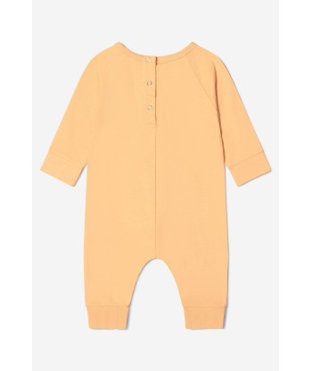 Gucci Baby Unisex Cotton Logo Romper pas cher 