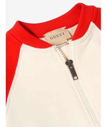 Gucci Baby Boys Cotton Zip Up Top est présent 