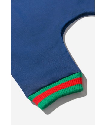 Gucci Baby Unisex Jersey Denim Dungarees 2024