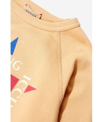 Gucci Unisex Cotton Logo Sweatshirt JUSQU'A -70%! 