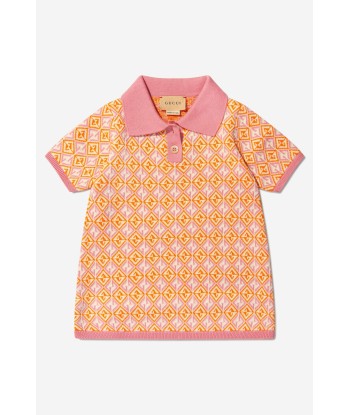 Gucci Baby Girls Cotton Knitted Geometric Dress Profitez des Offres !