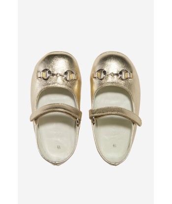 Gucci Baby Girls Leather Horsebit Shoes des créatures d'habitude