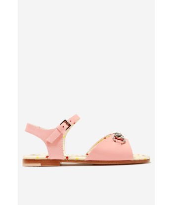 Gucci Girls Leather Horsebit Sandals outlet