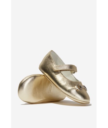 Gucci Baby Girls Leather Horsebit Shoes des créatures d'habitude