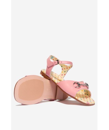 Gucci Girls Leather Horsebit Sandals chez Cornerstreet bien 