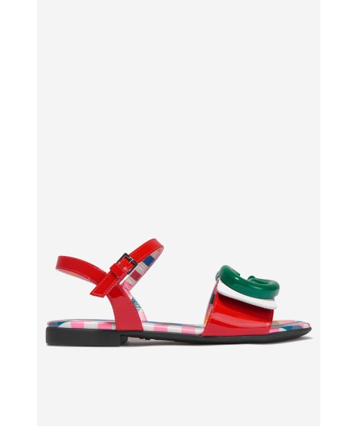 Gucci Girls Leather GG Sandals Découvrez la collection