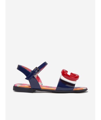 Gucci Girls Leather GG Sandals Comment ça marche