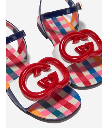 Gucci Girls Leather GG Sandals Comment ça marche