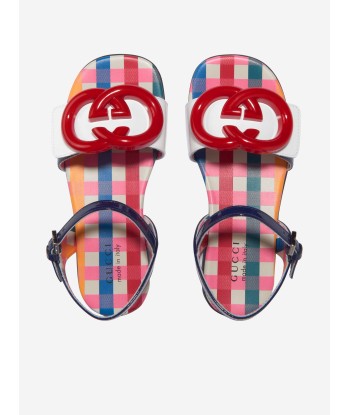 Gucci Girls Leather GG Sandals Comment ça marche